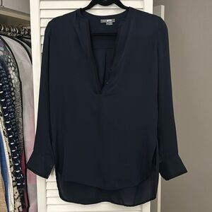 Vince 100% Silk Tunic Top Size 0
